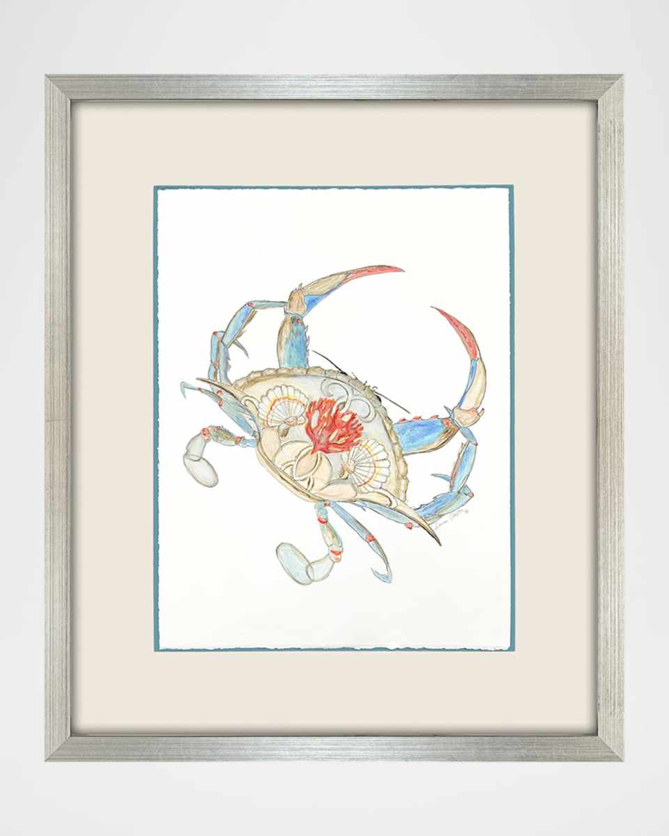 "Crab Celebration I" Framed Giclee